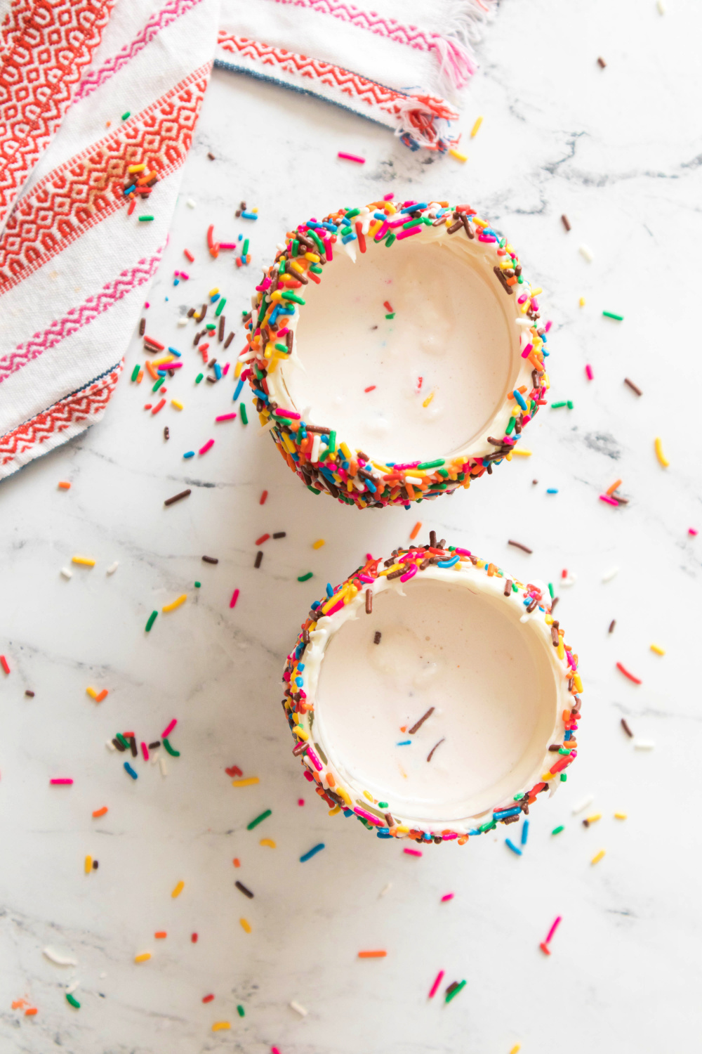 Easy Vanilla Bean Funfetti Milkshake Recipe