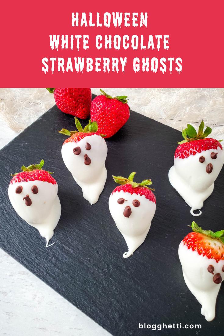 2 ingredient halloween strawberry ghosts image