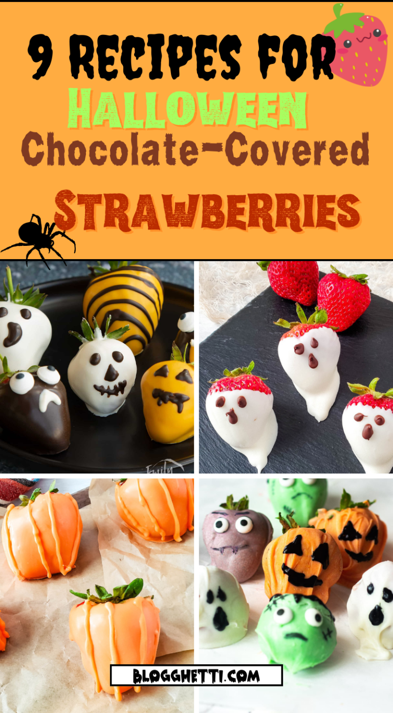 9 Recipes for Halloween Chocolate-Covered Strawberries