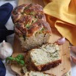 homemade garlic and herb swirl bread
