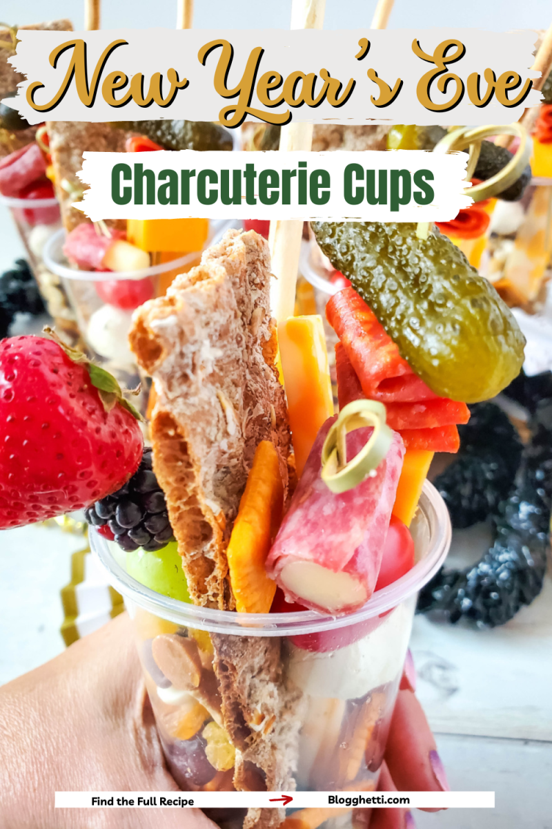 new years eve charcuterie cups image with text overlay