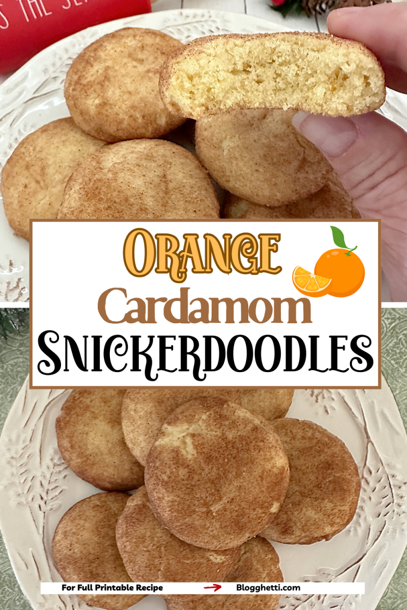 orange cardamom snickerdoodles image with text overlay