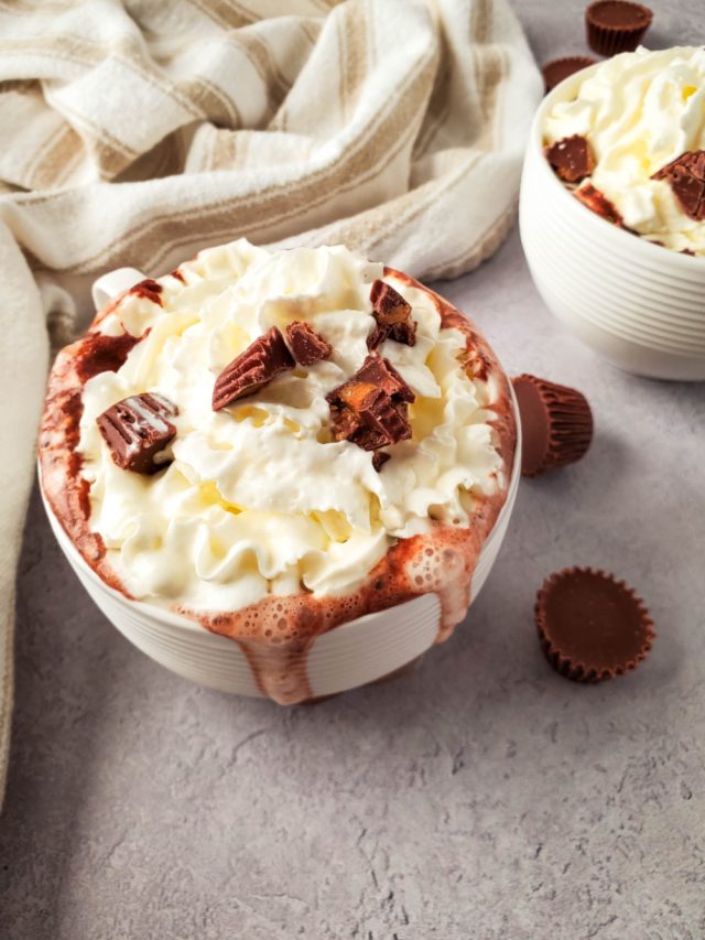 Homemade Peanut Butter Cup Hot Chocolate
