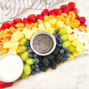 rainbow fruit board feature image