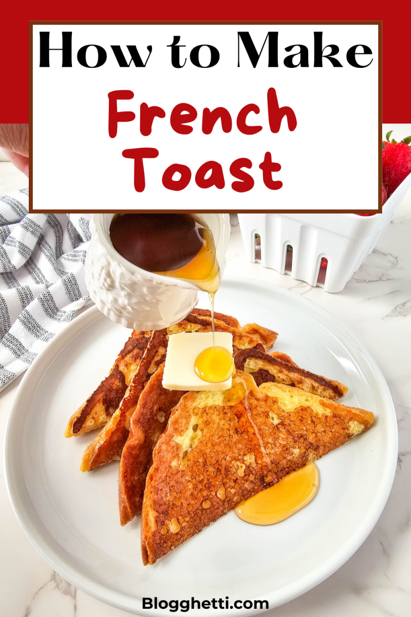 how to make french toast image with text
