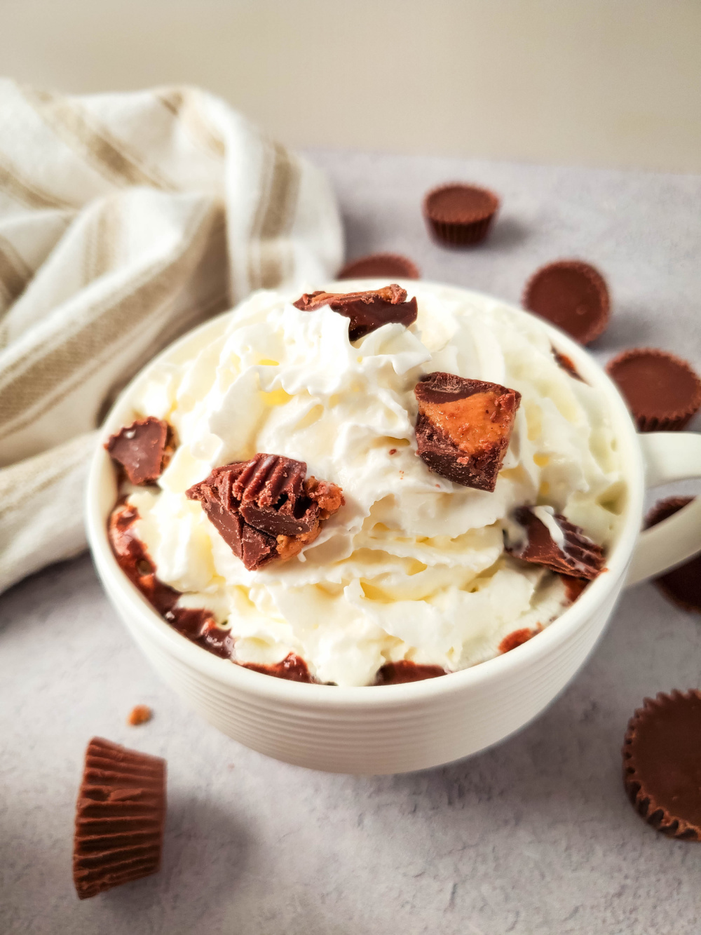 Homemade Peanut Butter Cup Hot Chocolate