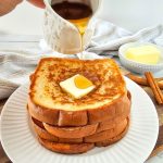 feature image for eggless french toast