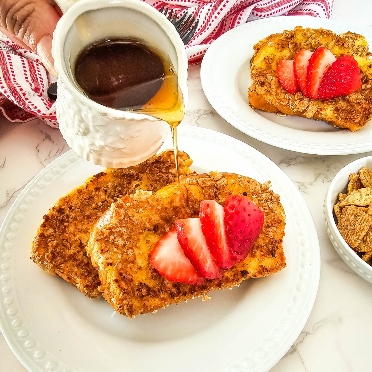 feature image of cinnamon toast crunch french toast