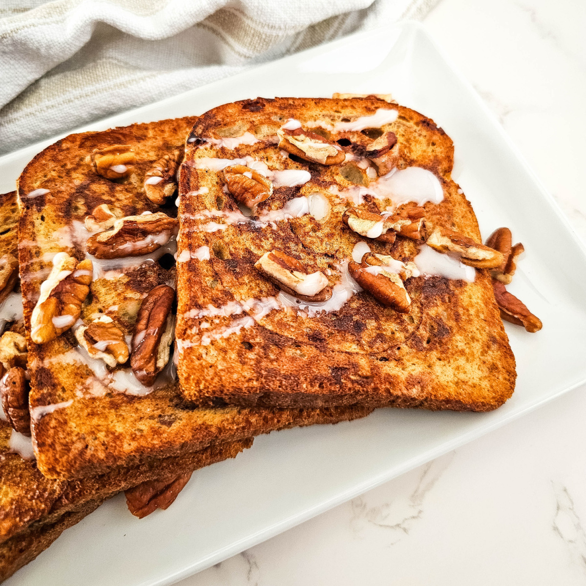 feature image of cinnamon bread french toast