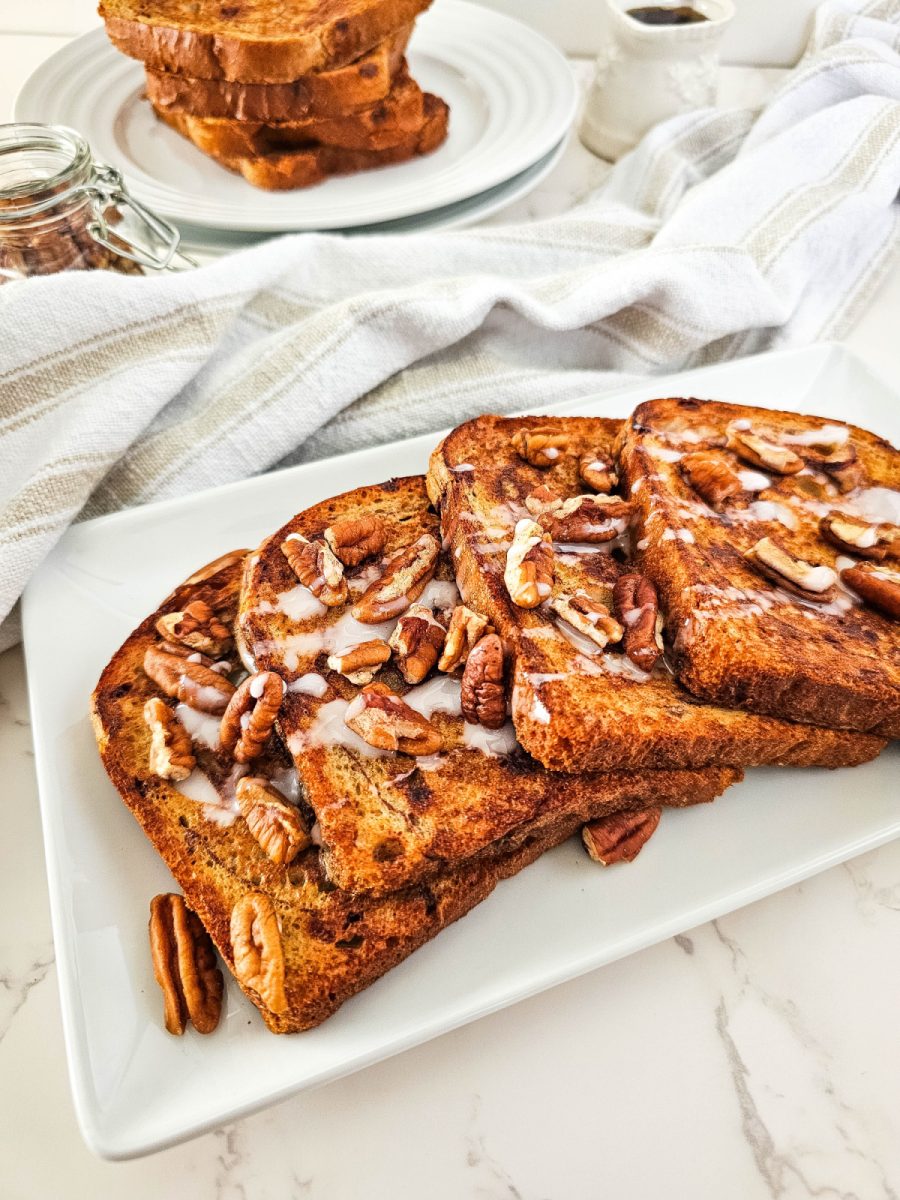 french toast made with cinnamon bread