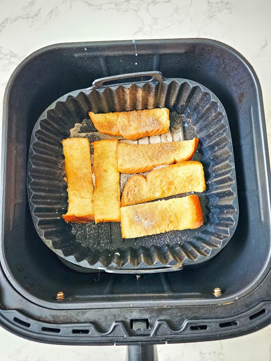 air frying french toast sticks