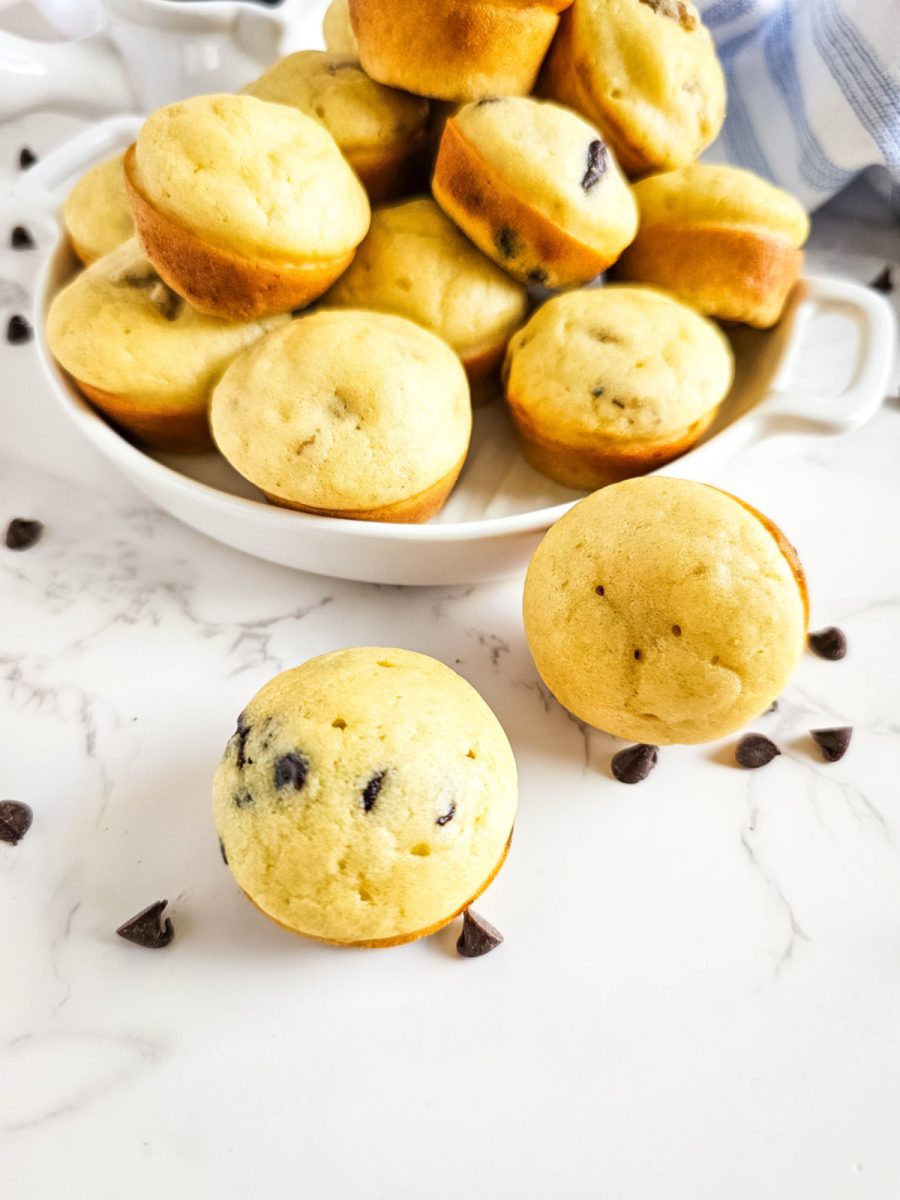 breakfast mini pancake bite size muffins