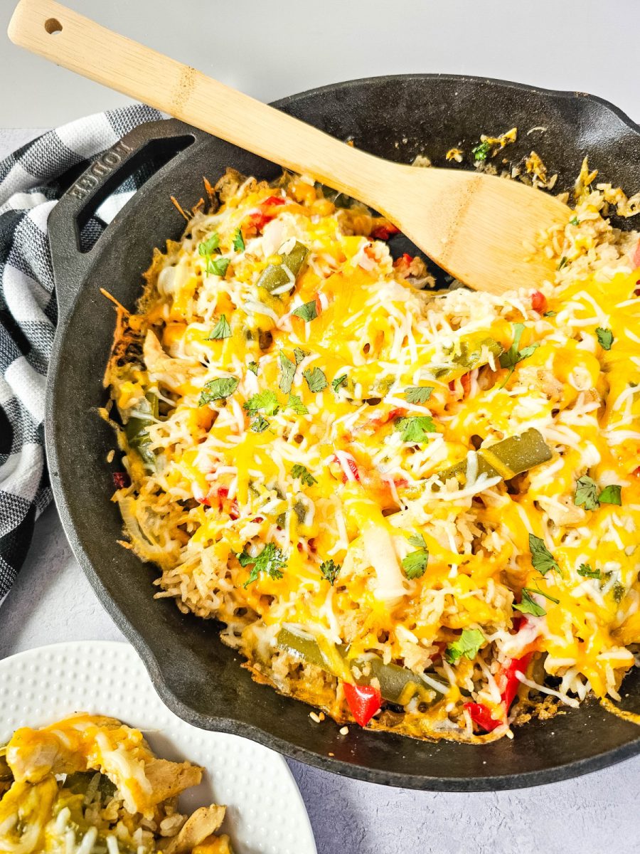 cast iron skillet chicken dinner