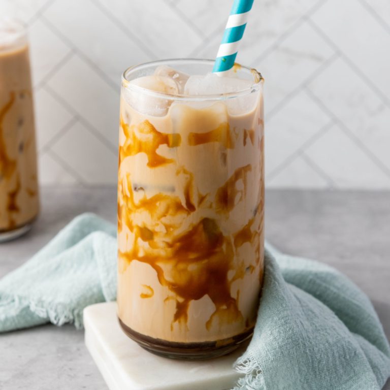 feature image for caramel cold brew