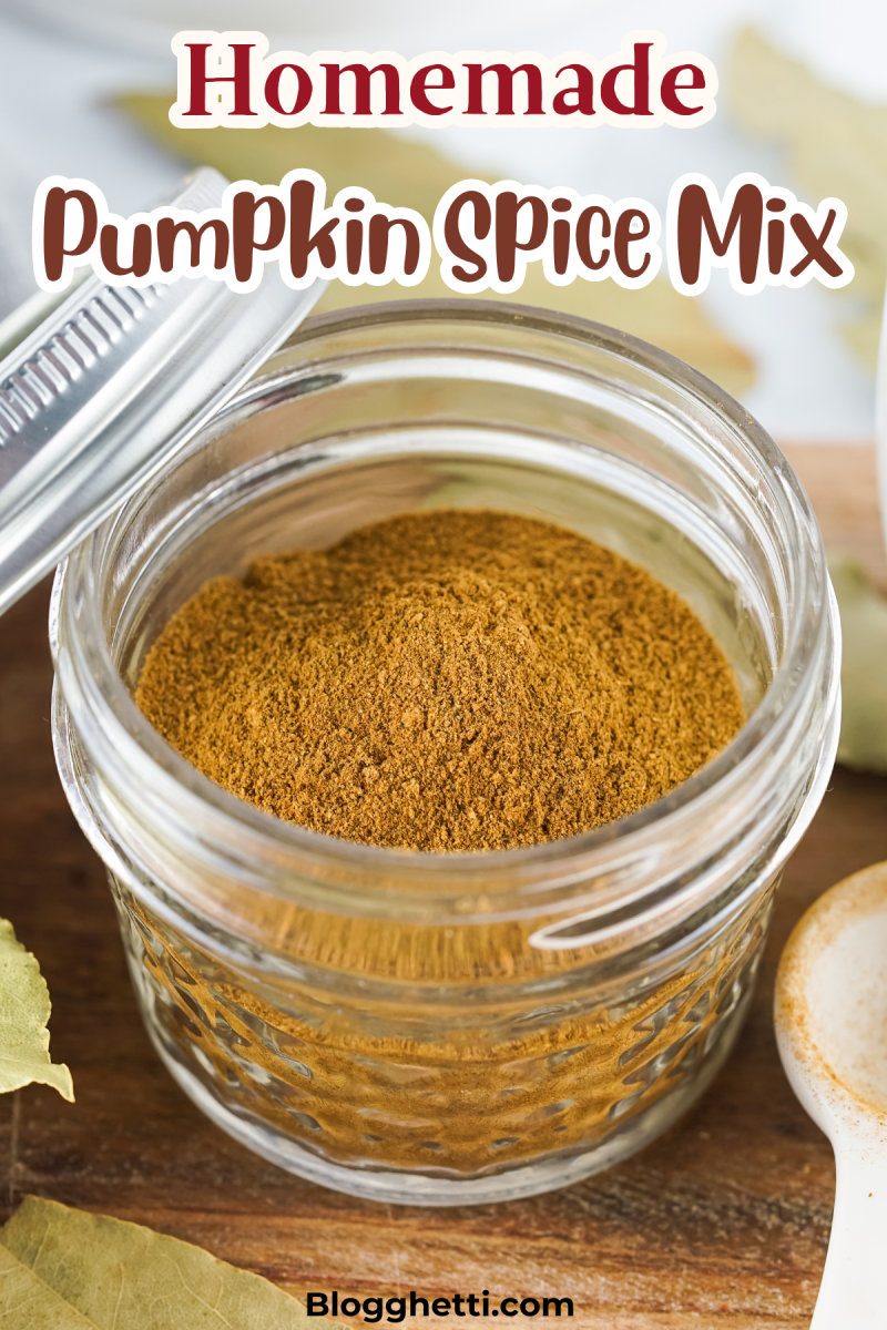 image of homemade pumpkin spice mix