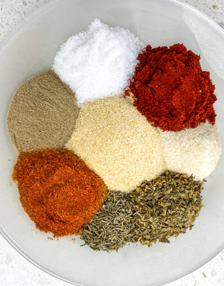 ingredients for cajun spice