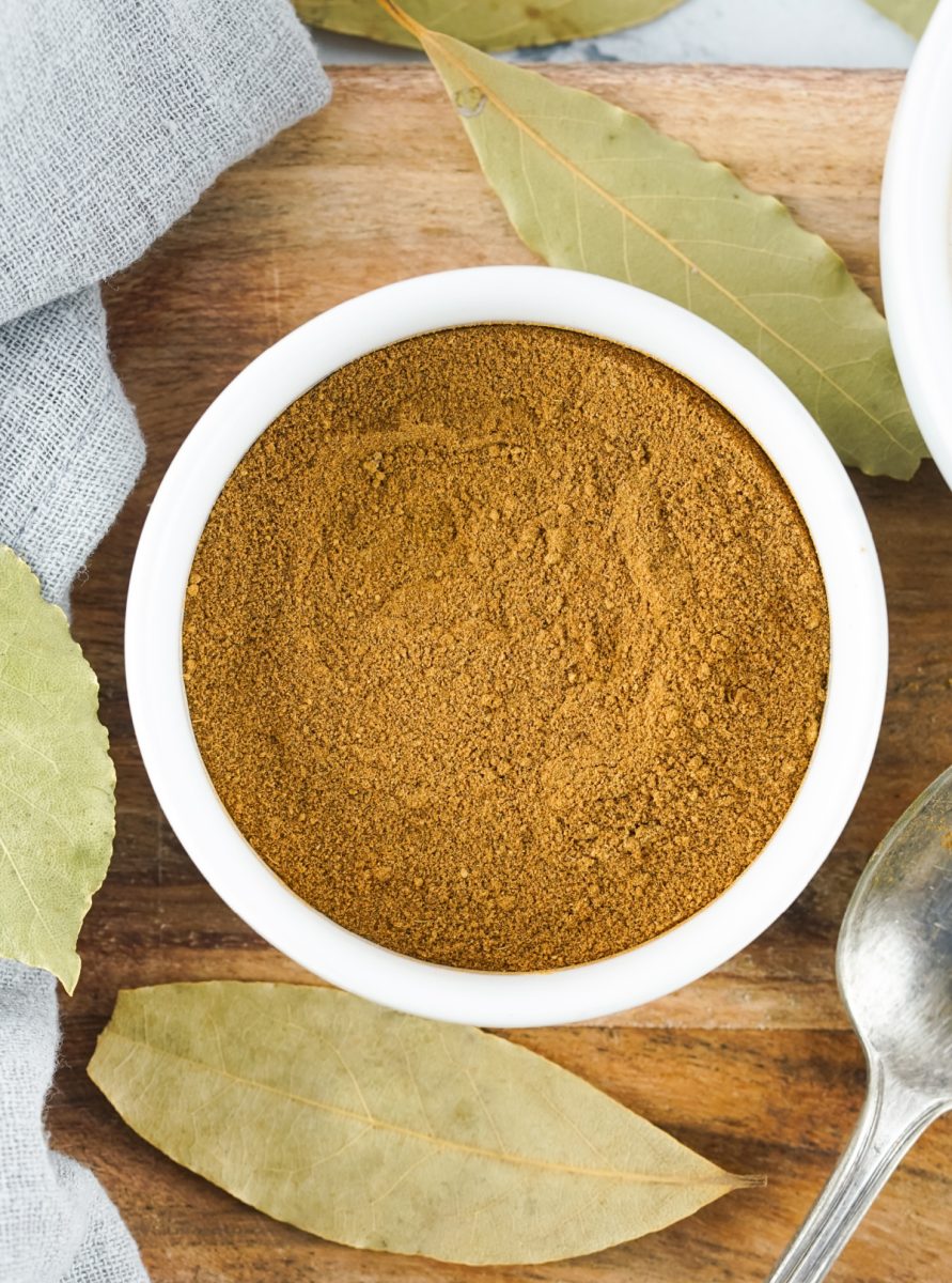 overhead of spices in bowl