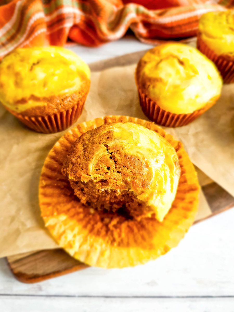 pumpkin muffins with cream cheese