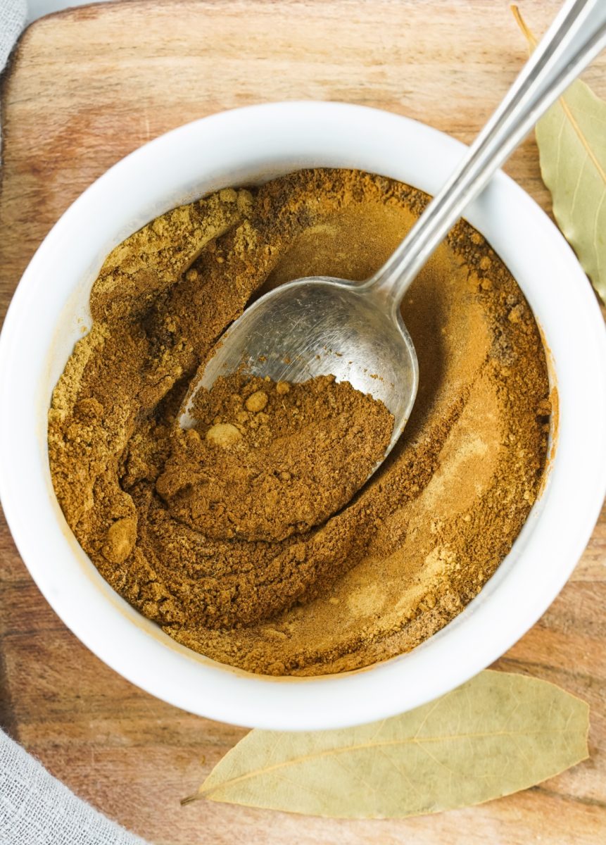 pumpkin pie spice mixture in bowl