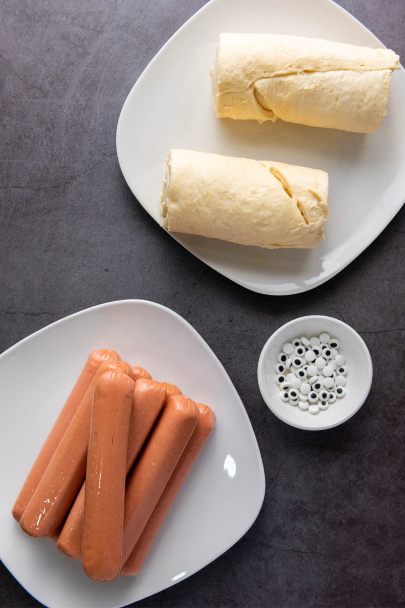 ingredients for crescent dogs