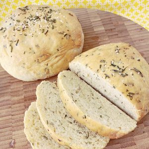 feature image for bread with herbs