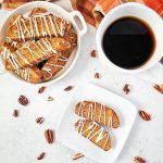 feature image for pumpkin pie biscotti