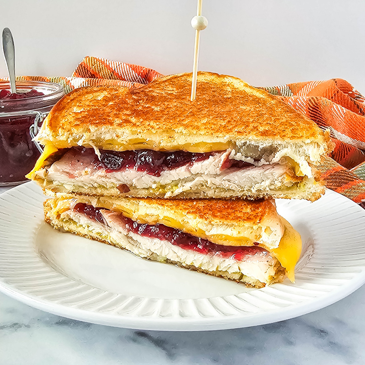 feature image for turkey cheese sandwich