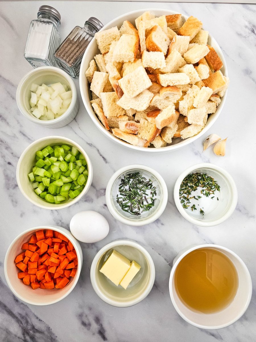 ingredients to make stuffing