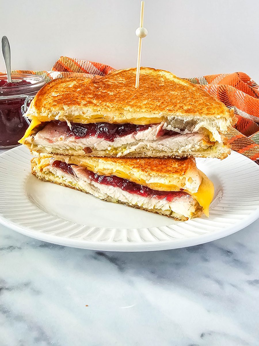 toasted cheese and turkey melt