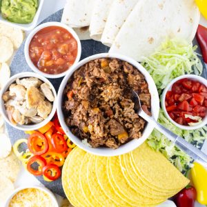 feature image for taco grazing tray