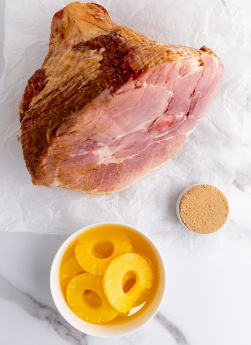 ingredients for brown sugar ham