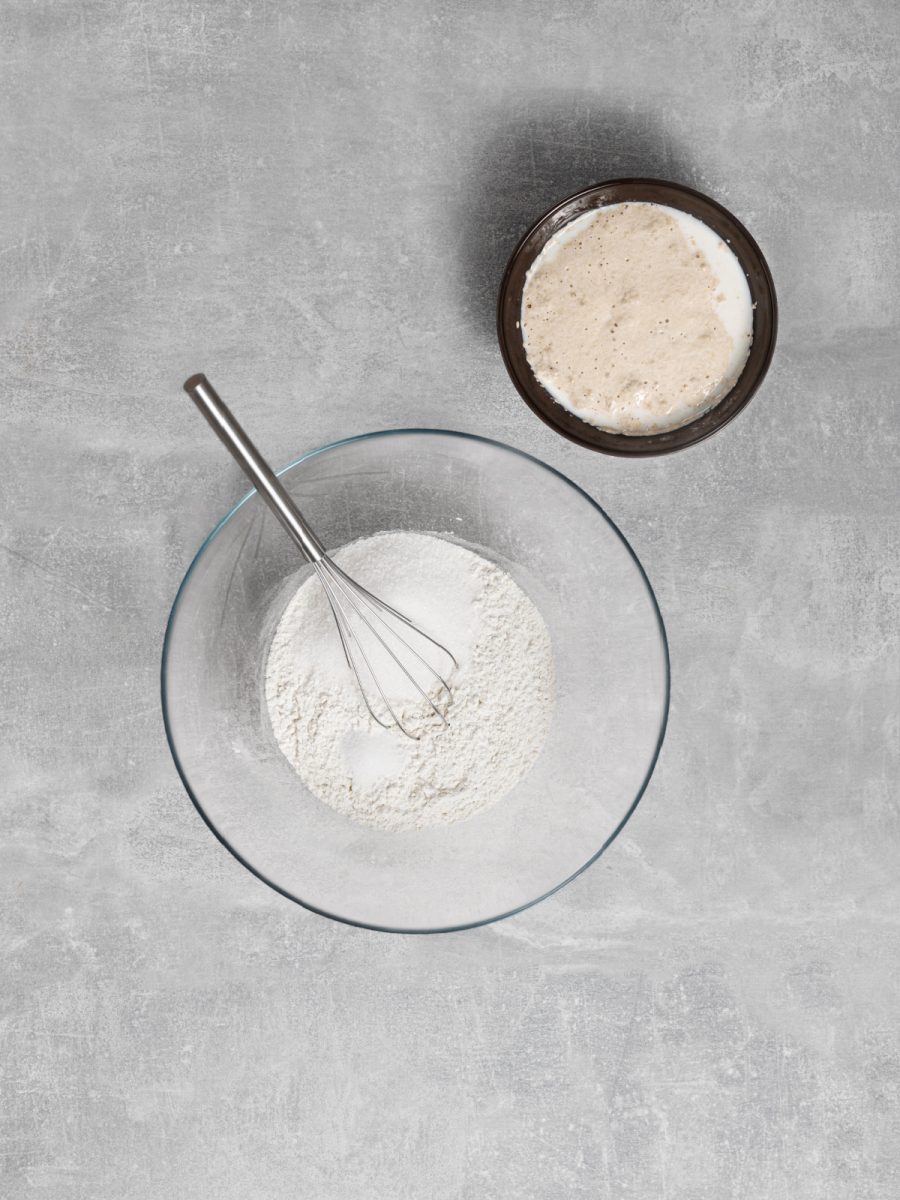 bowl with rest of the dry ingredients