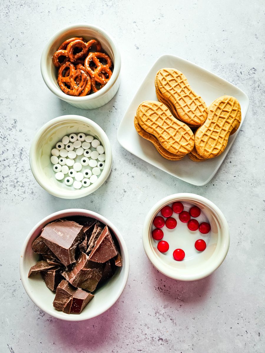 ingredients for reindeer cookies