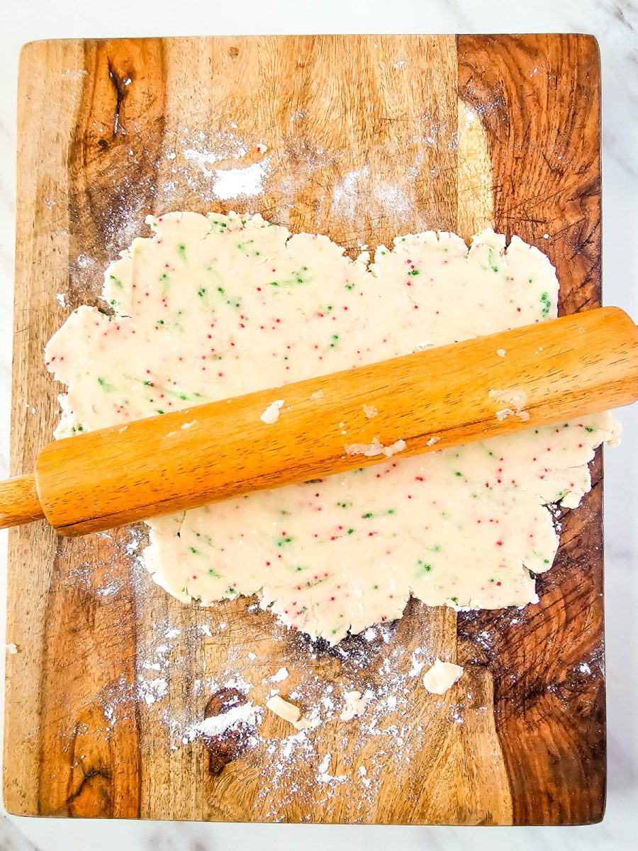 roll dough out on floured board