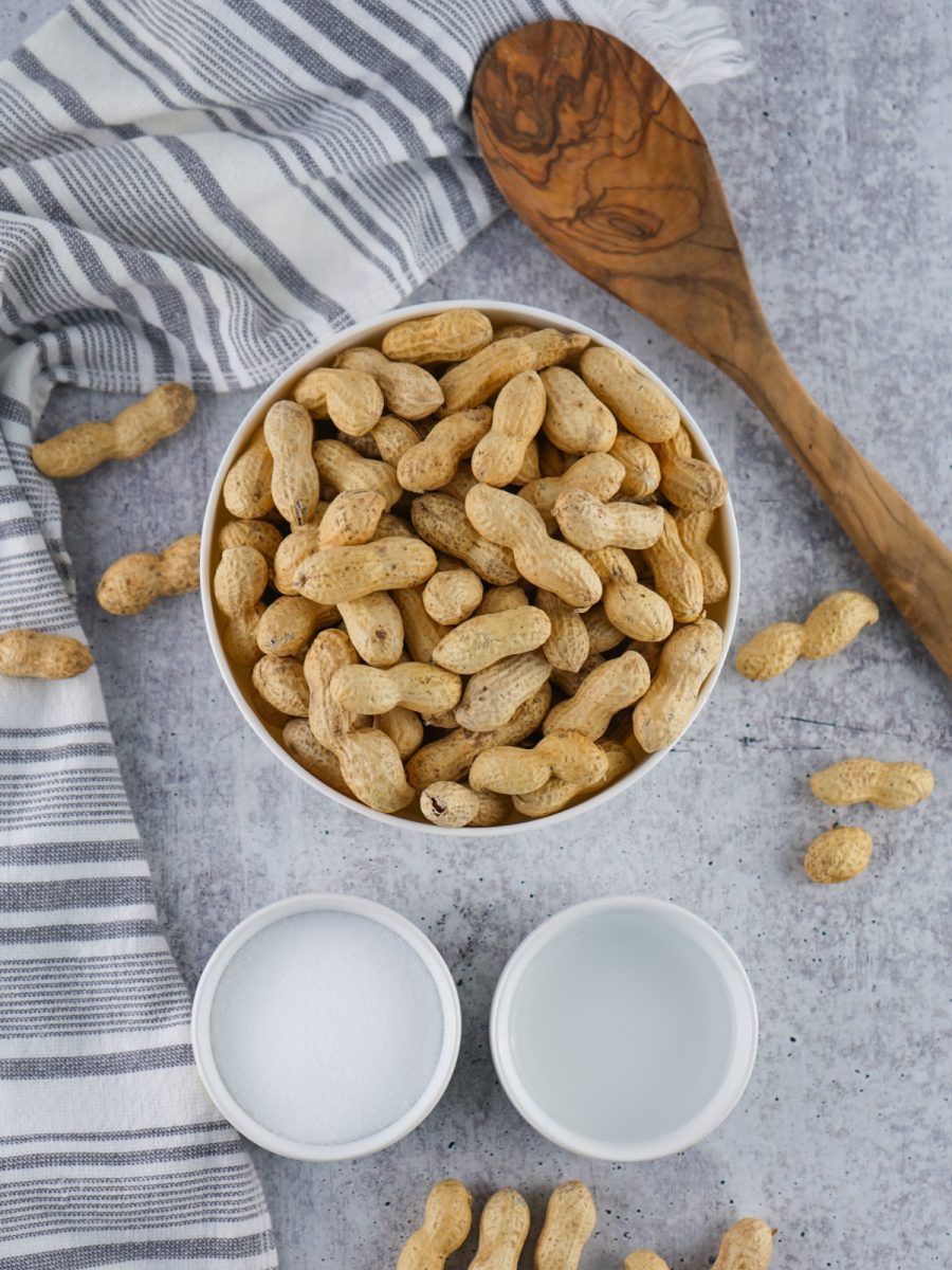 ingredients for boiled peanuts