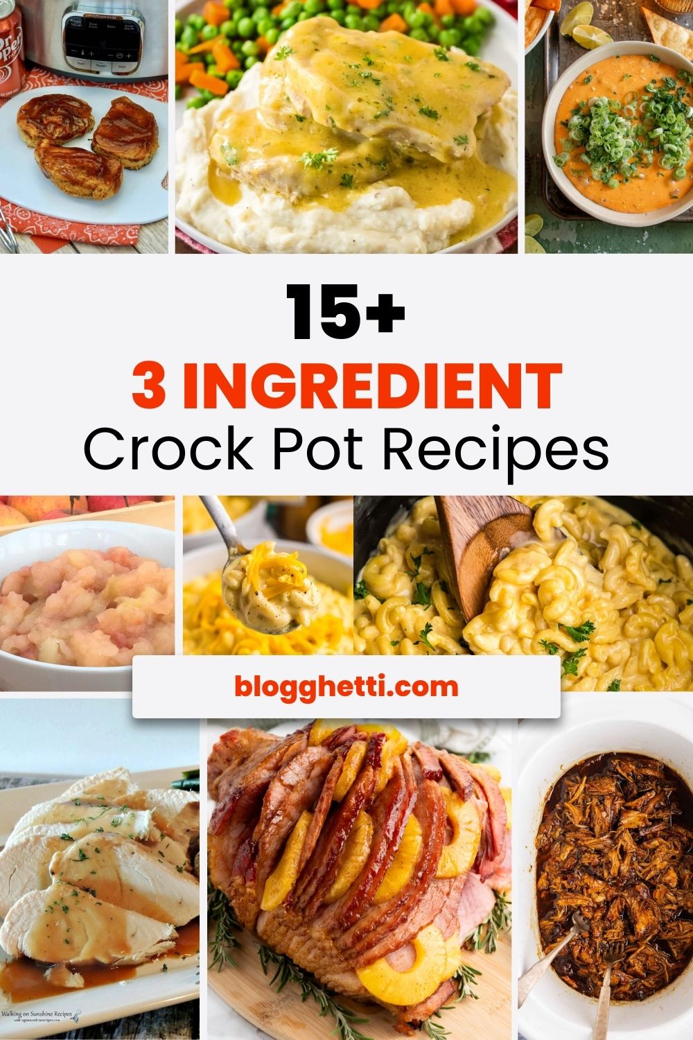 15+ Easy 3 Ingredient Crock Pot Recipes