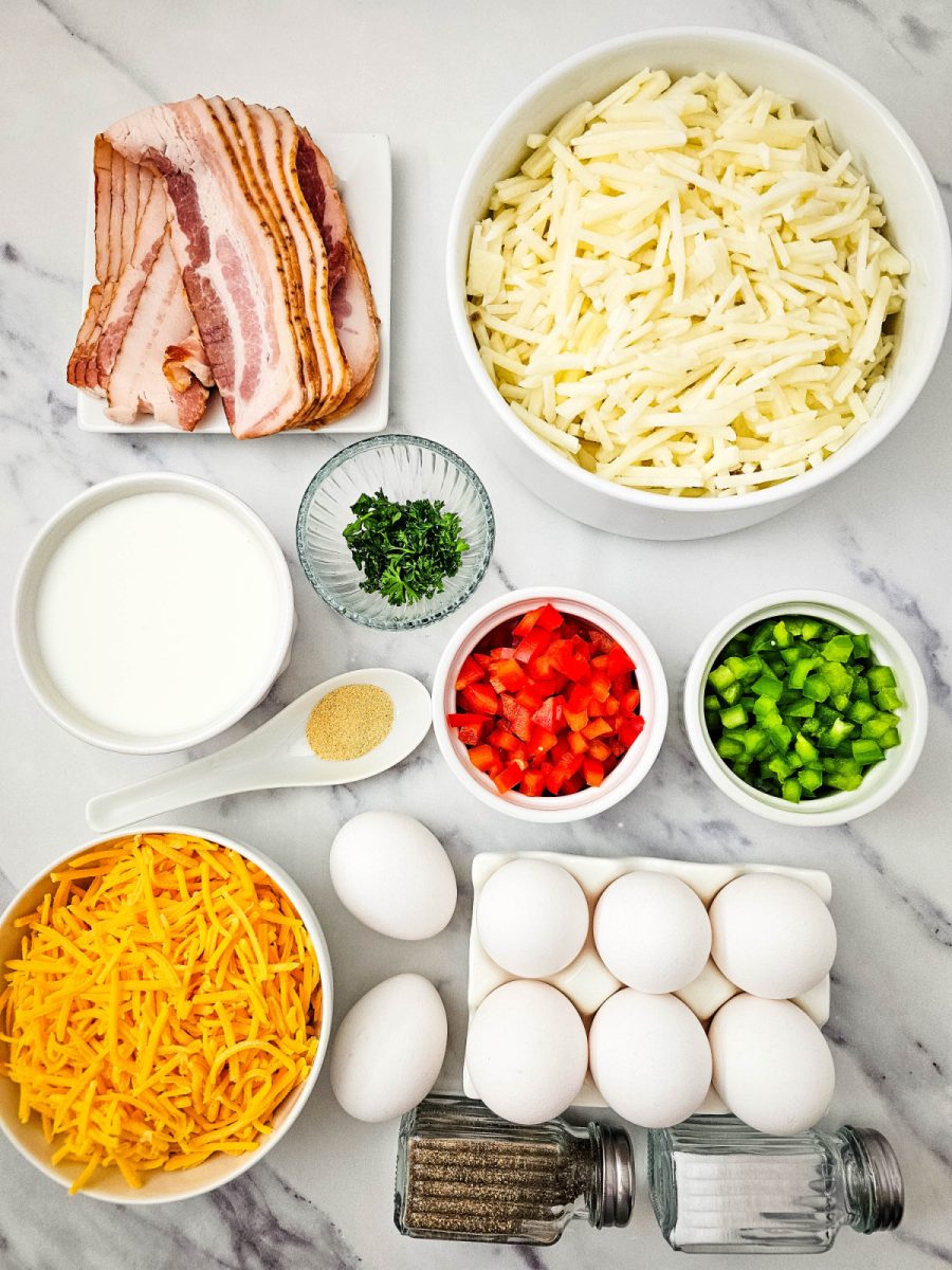 ingredients to make casserole